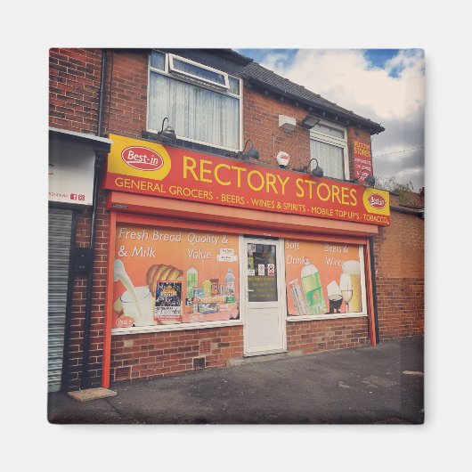 Rectory Stores, Prestwich Magneet (Voorkant)