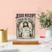 Reçu de Jésus payé en totalité Reçu de Jésus payé (Mariage)