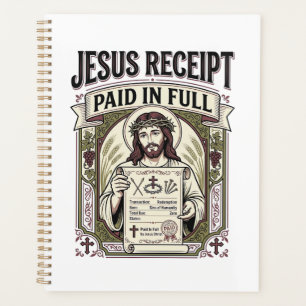 Reçu de Jésus payé en totalité Reçu de Jésus payé