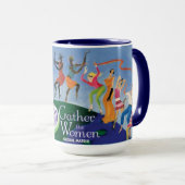 Recueillez la tasse de café de femmes (Devant droit)