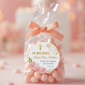 Recuerdos de Bautizo doop gunsten Ronde Sticker