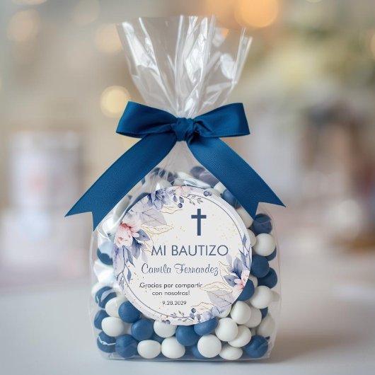 Recuerdos de Bautizo doop gunsten Ronde Sticker