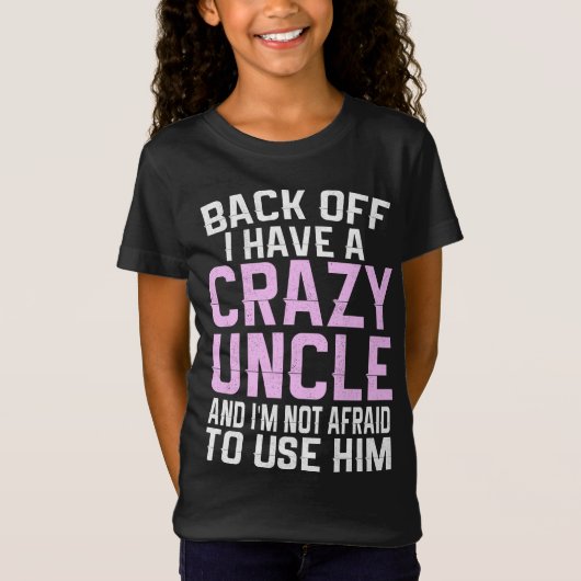 Recule J'ai un T-shirt à l'oncle fou (Devant)