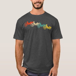 Recumbent Bike Cyclist Retro Cycling Recum T-shirt