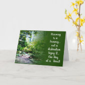 récupération est une carte de voeux voyage 23 (Fleur jaune)