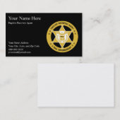 RÉCUPÉRATION FUGITIVE ET Cartes de visite DE L'APP (Devant / Derrière)