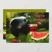 Récupération - Invitations de la fête (Devant / Derrière)