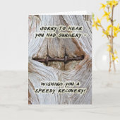 Récupération rapide de la carte de voeux de chirur (Fleur jaune)