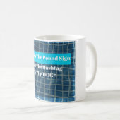 Récupérer La Mug À Signe Pound (Devant droit)