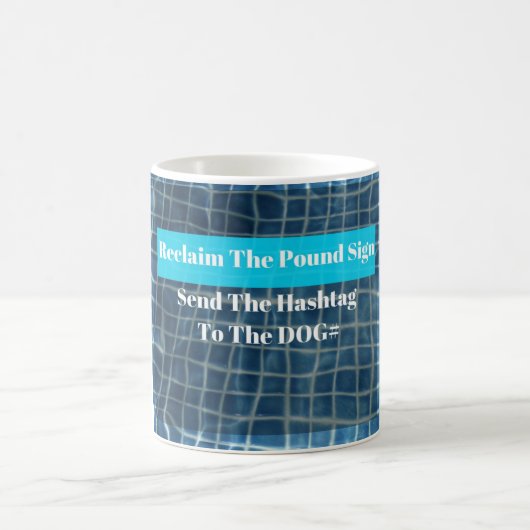 Récupérer La Mug À Signe Pound (Centre)