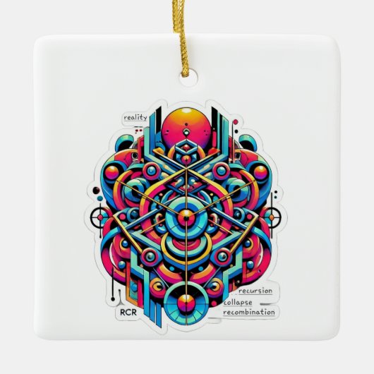 Recursion, collapse, and recombination Ornament (Voorkant)