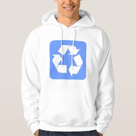Recyclage - Baby Blue Hoodie (Voorkant)