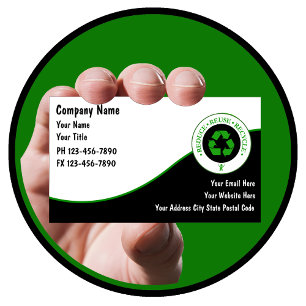 Recyclage des Cartes de visite