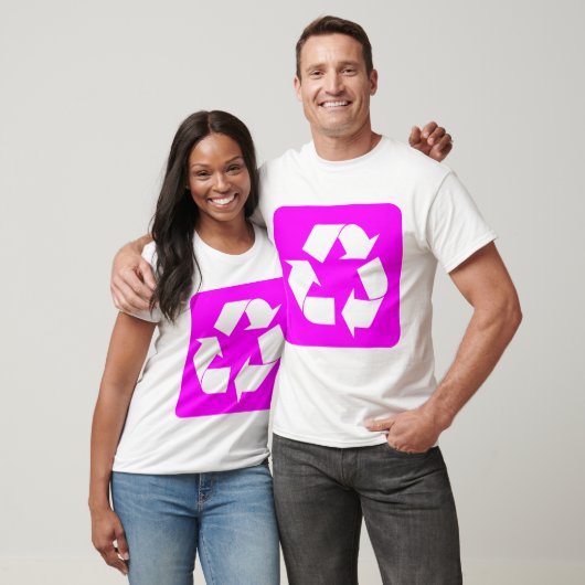 Recyclage — Magenta T-shirt (Unisex)