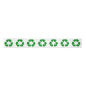 Recyclage-symbool - groen lint (Voorkant)