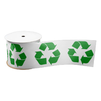 Recyclage-symbool - groen lint