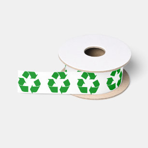Recyclage-symbool - groen lint