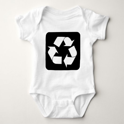 Recyclage - zwart romper (Voorkant)