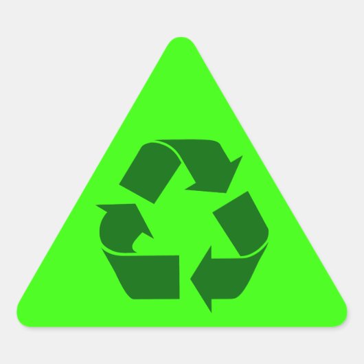recycle : autocollant d'avertissement (Devant)