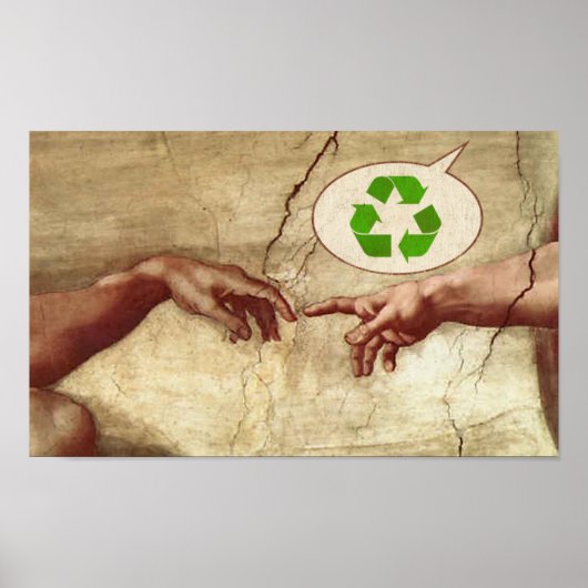 Recycle! -God Poster (Voorkant)