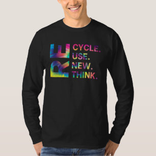 Recycle Hergebruik Vernieuwen Heroverwegen Aarddag T-shirt