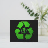 Recycle Logo by Shirley Taylor Briefkaart (Staand voorkant)