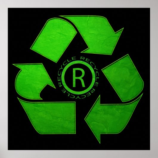 Recycle Logo by Shirley Taylor Poster (Voorkant)