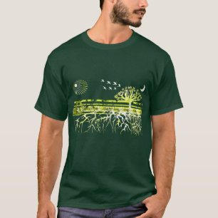 Recycle - Pure Witte Wortels T-shirt