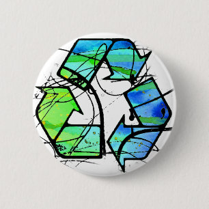 Recycle Ronde Button 5,7 Cm