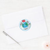 Recycle Ronde Sticker (Envelop)