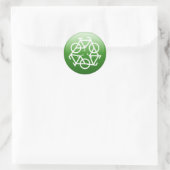 RECYCLE RONDE STICKER (Tas)