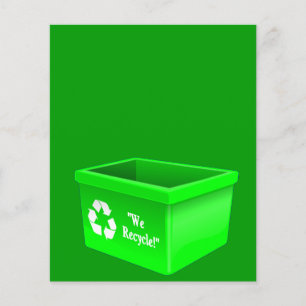 recyclebak-307684  recyclebak pictogram leeg sym flyer