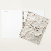 Recycled Paper Texture | Natural Fiber Design Planner (Display)