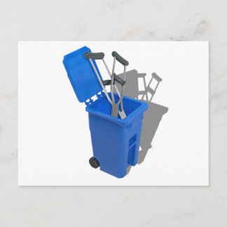 RecycledCrutches082010 Briefkaart