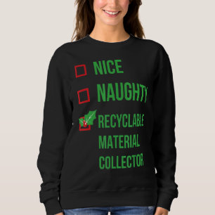 Recycleerbare materiaalcollector Funny Pajama Chri Trui