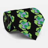 Recyclen aarde stropdas (Opgerold)