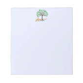 Recyclen bomen en bloemen notitieblok (Voorkant)