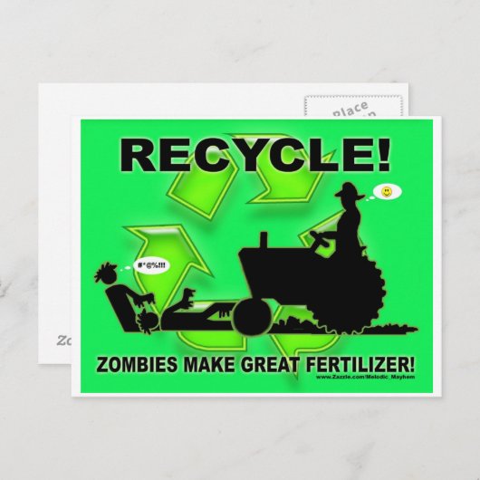 RECYCLEN! BRIEFKAART (Voorkant / Achterkant)