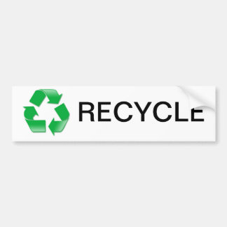 Recyclen Bumpersticker