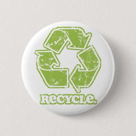 Recyclen Button voor gebarentaal (Voorkant)