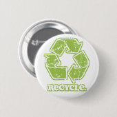 Recyclen Button voor gebarentaal (Voorkant /achterkant)
