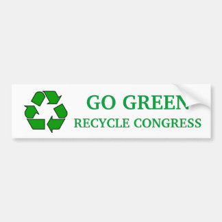 Recyclen congres bumpersticker