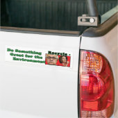 recyclen congres bumpersticker (Op Truck)