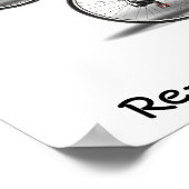 Recyclen fietsbakken poster (Hoek)