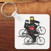 Recyclen fietsbakken sleutelhanger (Voorkant)
