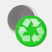 Recyclen - Go Green Magneet (Voorkant / Achterkant)