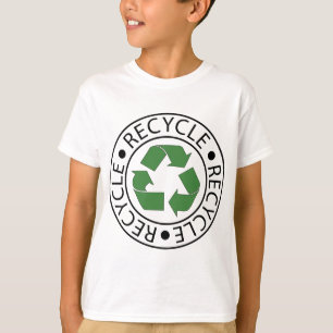 Recyclen Green Ceter Logo T-shirt