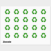 recyclen groene sticker (Vel)