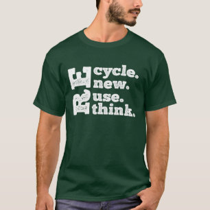 Recyclen Hergebruik Herdenken Aardodag herdenken T-shirt