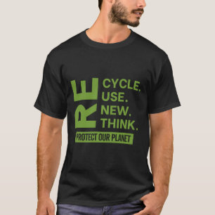 Recyclen hergebruik Herstel Bespaar opnieuw op Bes T-shirt